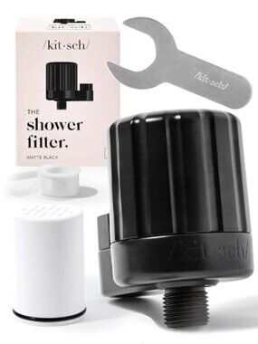 MSRP $49 – Kitsch Purifying Shower Filter – Black – NIB